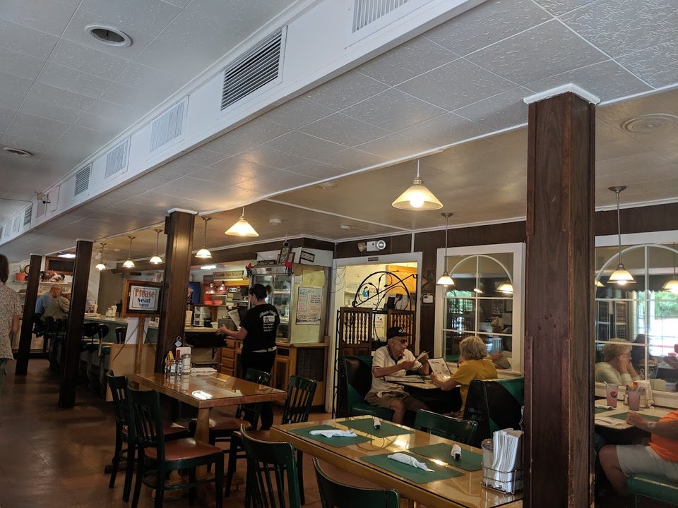 Simple meals served in a historic diner.